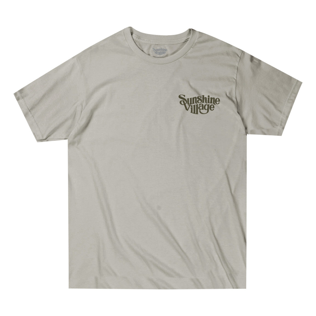 Sunshine Village Topographic Tee Moon Dust