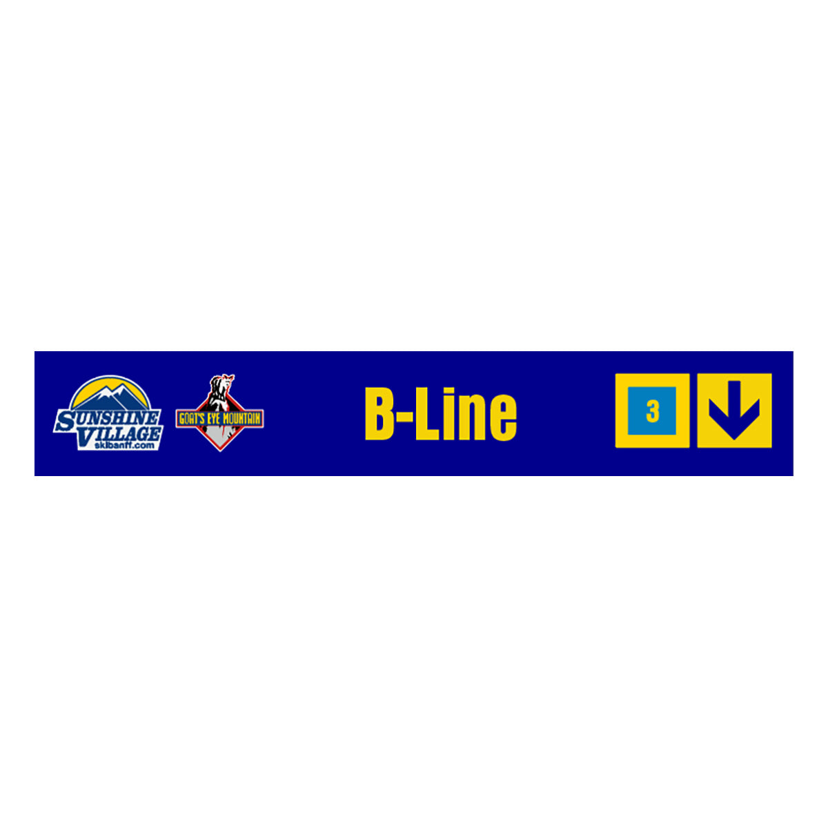 24" Trail Sign - B-Line