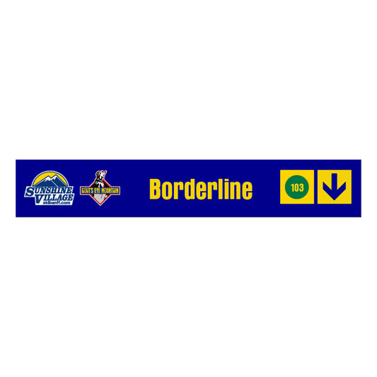 24" Trail Sign - Borderline