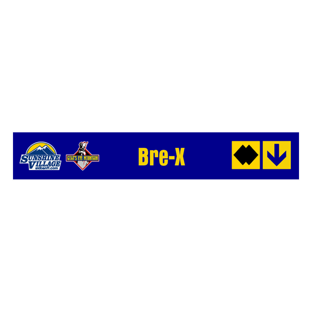 24" Trail Sign - Bre-X