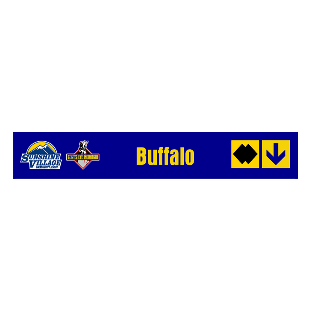 24" Trail Sign - Buffalo