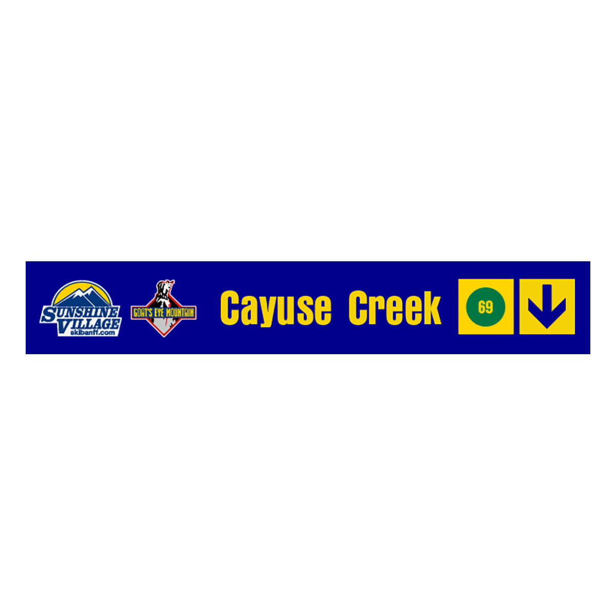 24" Trail Sign - Cayuse Creek