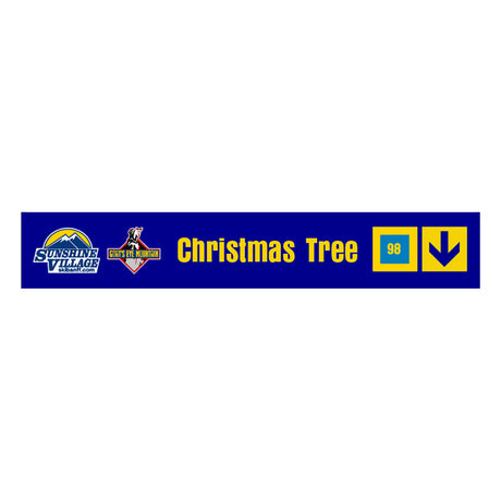 24" Trail Sign - Christmas Tree