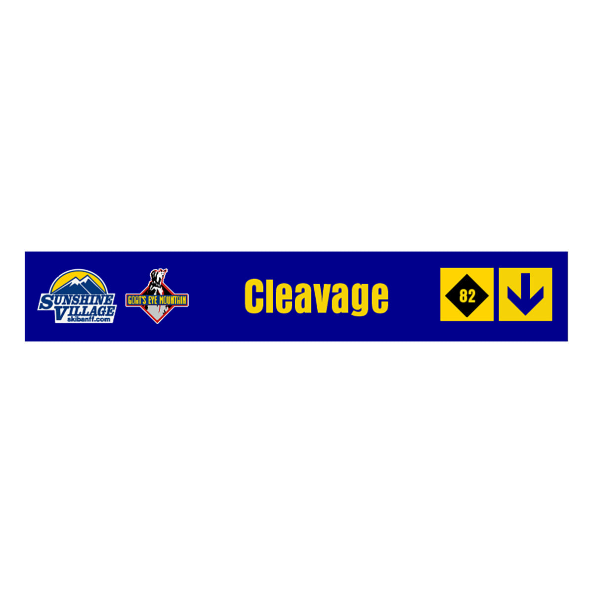 24" Trail Sign - Cleavage