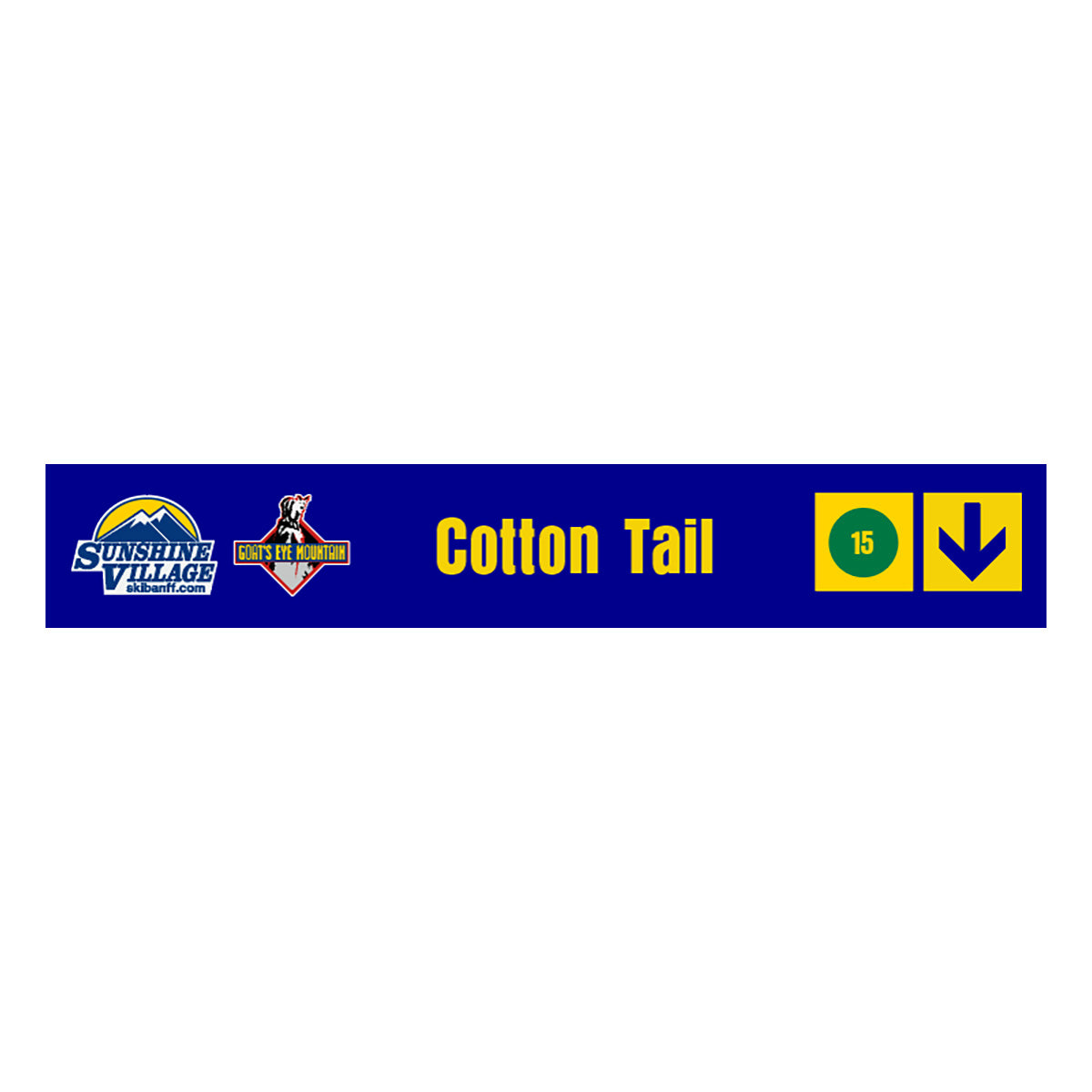 24" Trail Sign - Cotton Tail