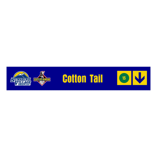 24" Trail Sign - Cotton Tail