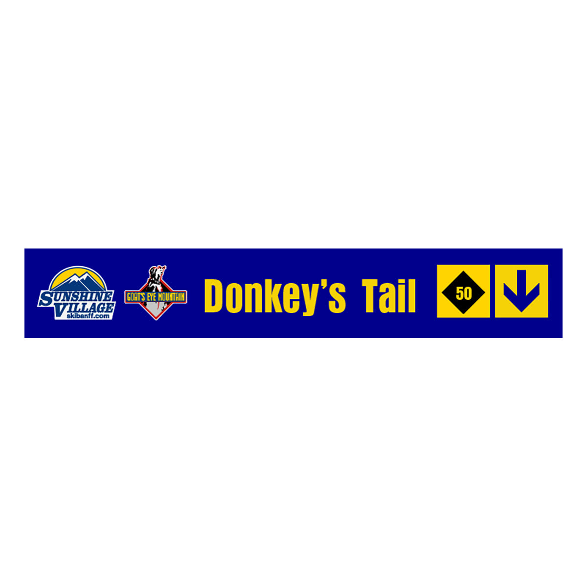 24" Trail Sign - Donkeys Tail