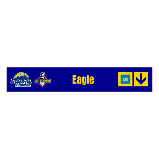 24" Trail Sign - Eagle - Shop Banff Sunshine