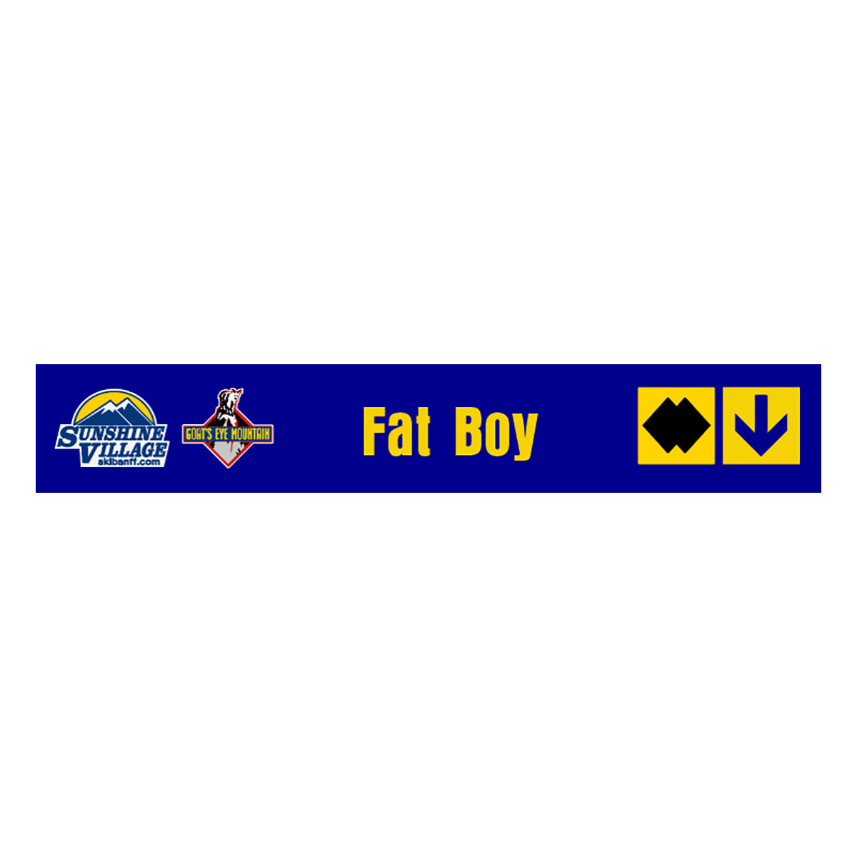 24" Trail Sign - Fat Boy