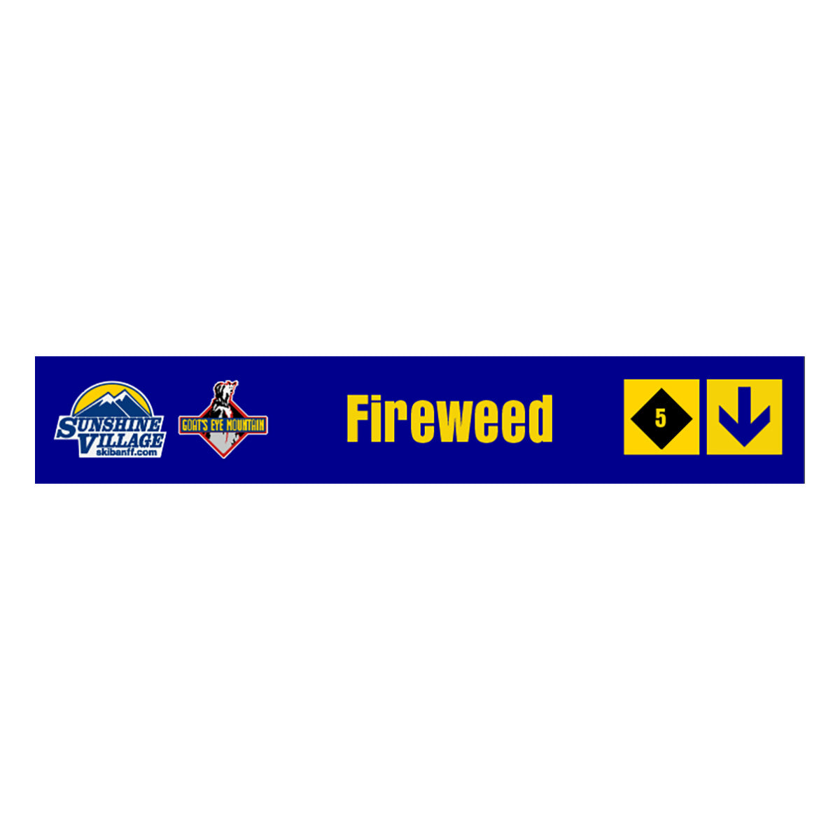 24" Trail Sign - Fireweed