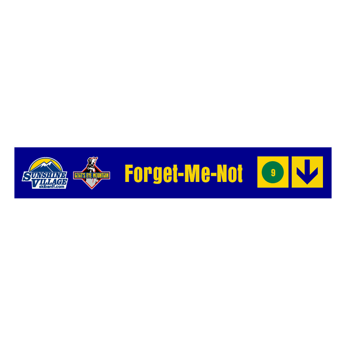 24" Trail Sign - Forget Me Not