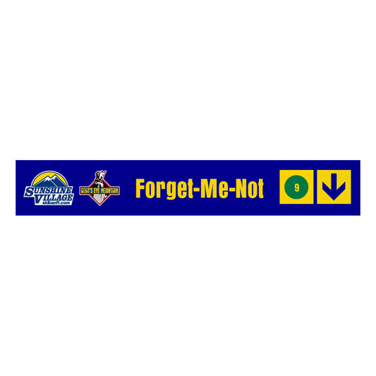 24" Trail Sign - Forget Me Not