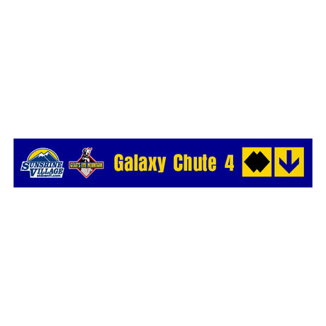 24" Trail Sign - Galaxy Chute 4