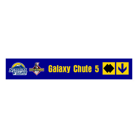 24" Trail Sign - Galaxy Chute 5