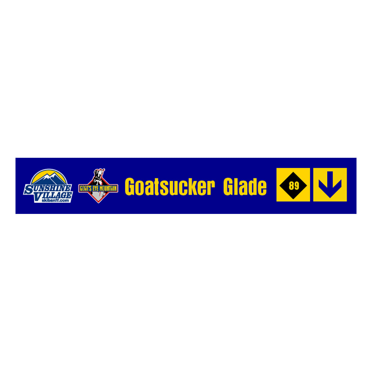 24" Trail Sign - Goat Sucker Glade