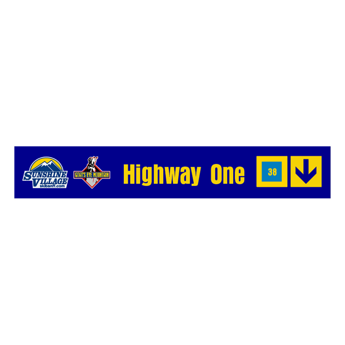 24" Trail Sign - Highway One