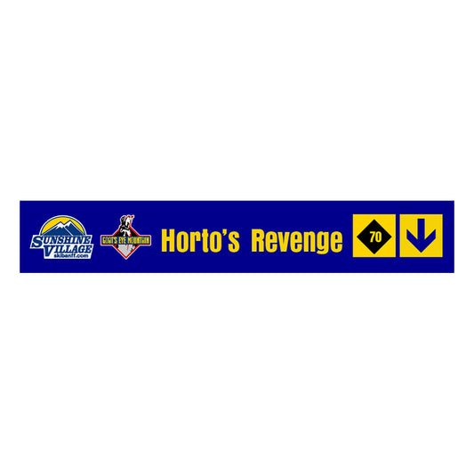 24" Trail Sign - Horto's Revenge