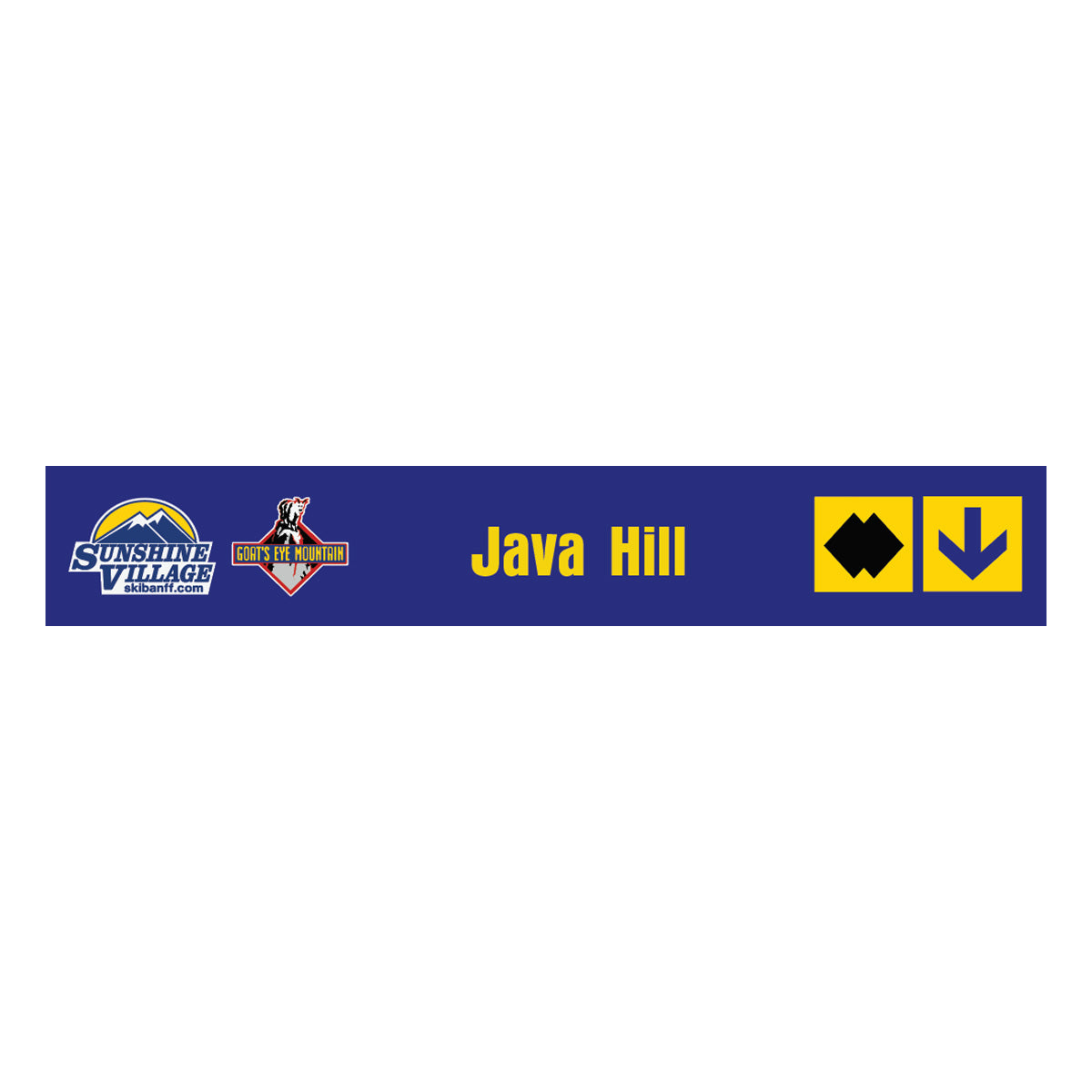 24" Trail Sign - Java Hill