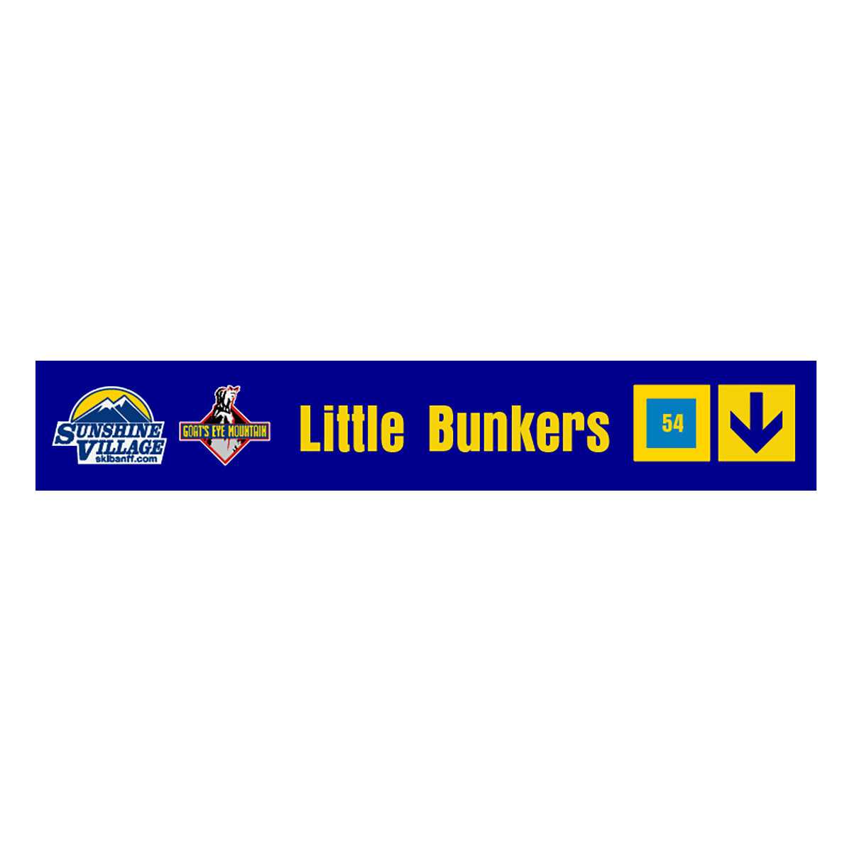 24" Trail Sign - Little Bunkers