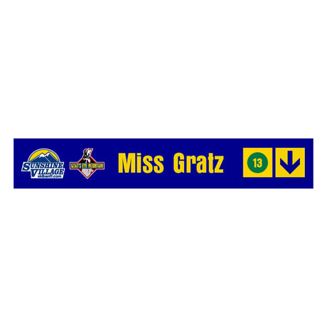 24" Trail Sign - Miss Gratz