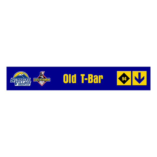 24" Trail Sign - Old T-Bar