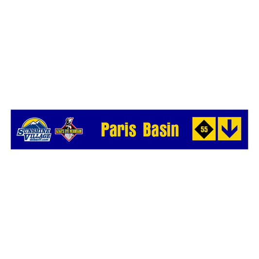 24" Trail Sign - Paris Basin