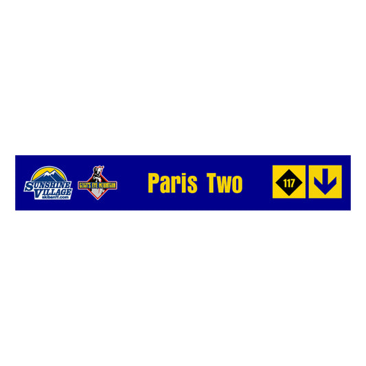 24" Trail Sign - Paris Two