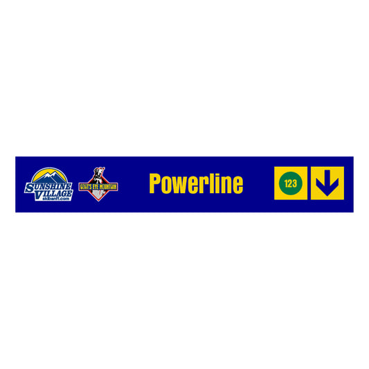 24" Trail Sign - Powerline