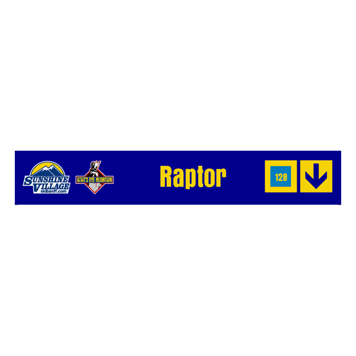 24" Trail Sign - Raptor