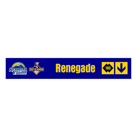 24" Trail Sign - Renegade