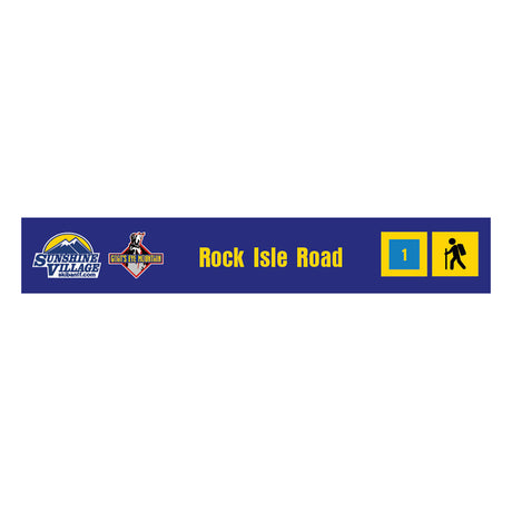 24" Trail Sign - Rock Isle Road