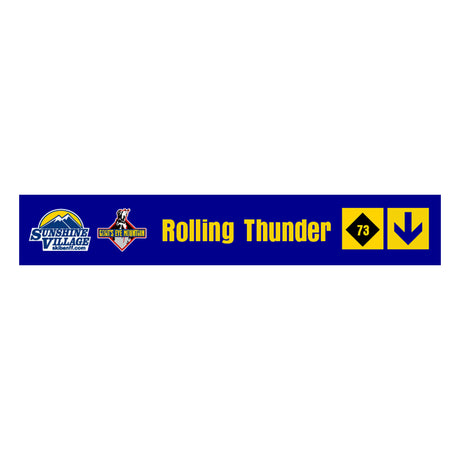 24" Trail Sign - Rolling Thunder