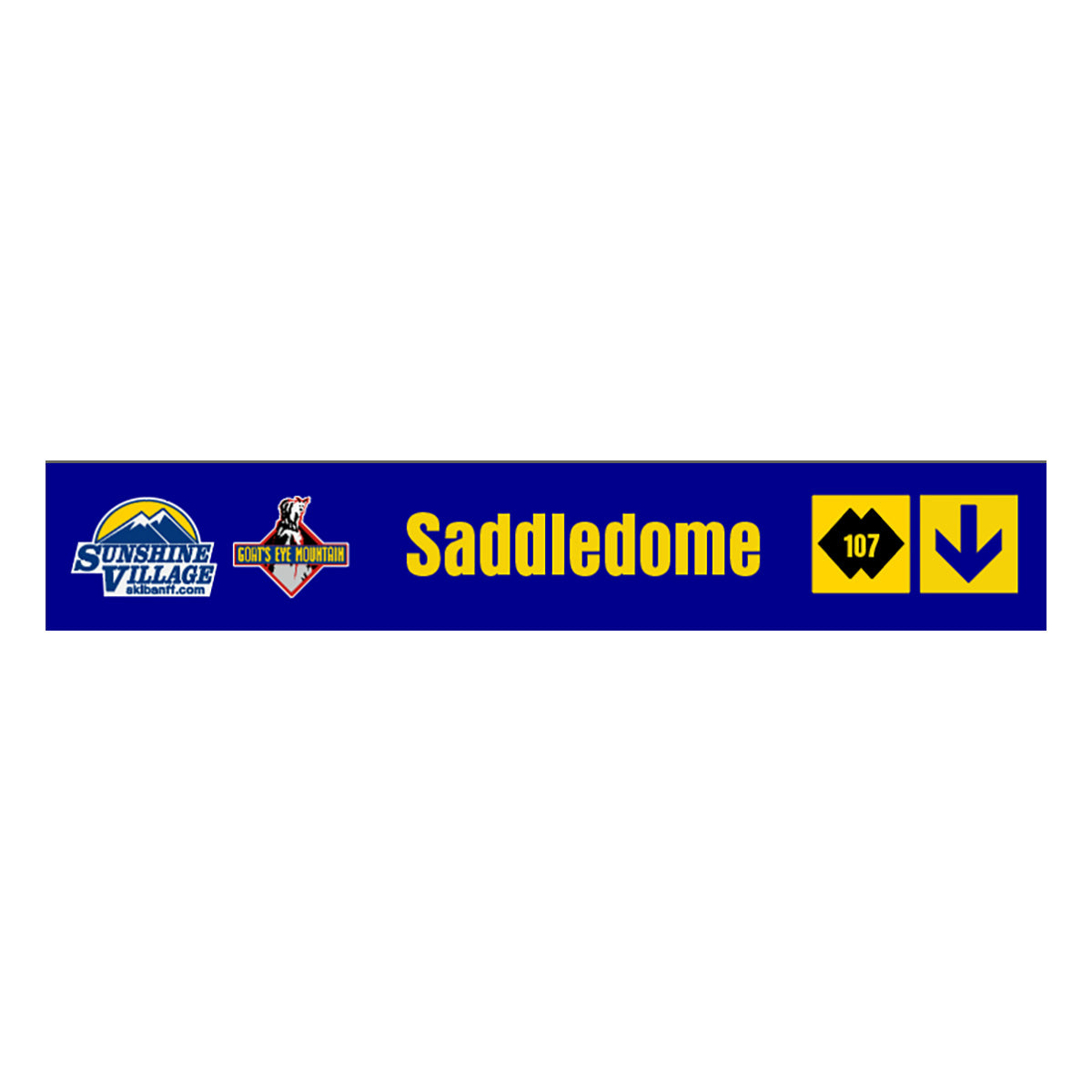 24" Trail Sign - Saddledome