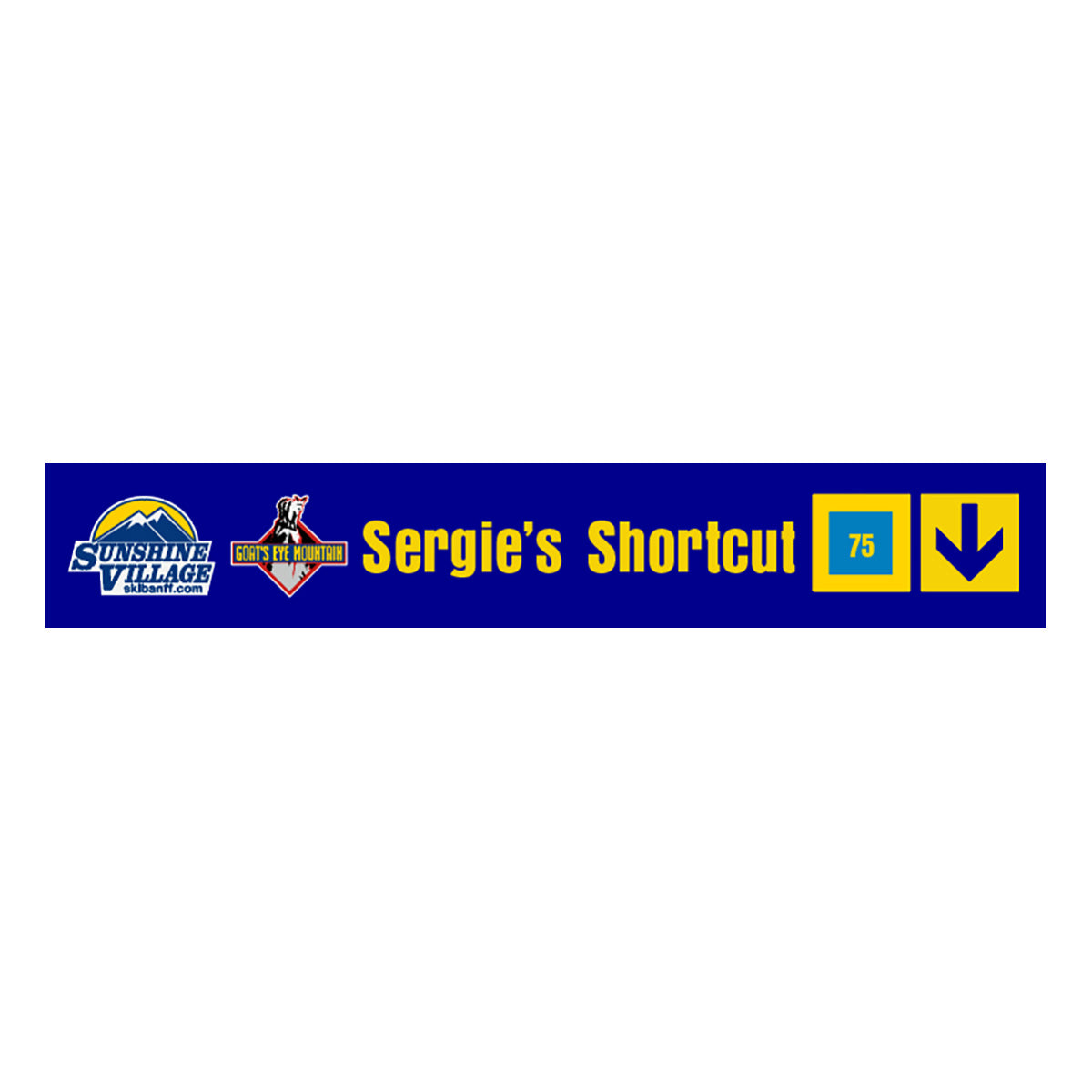 24" Trail Sign - Sergie's Shortcut