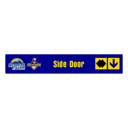 24" Trail Sign - Side Door