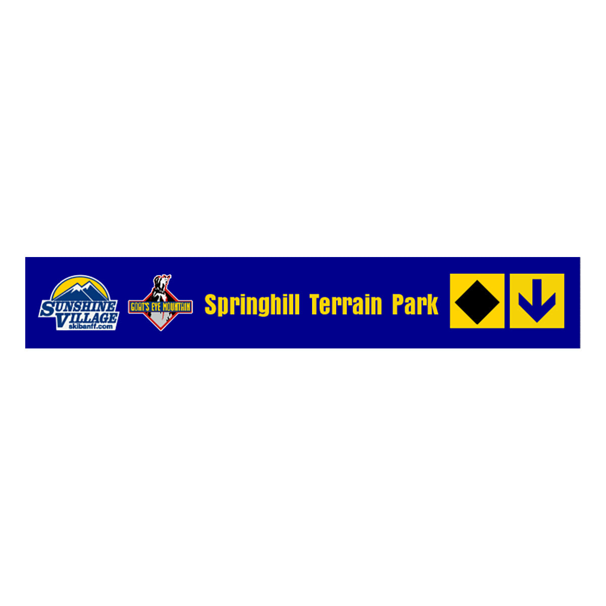 24" Trail Sign - Spring Hill Terrain Park