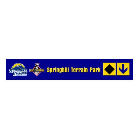 24" Trail Sign - Spring Hill Terrain Park