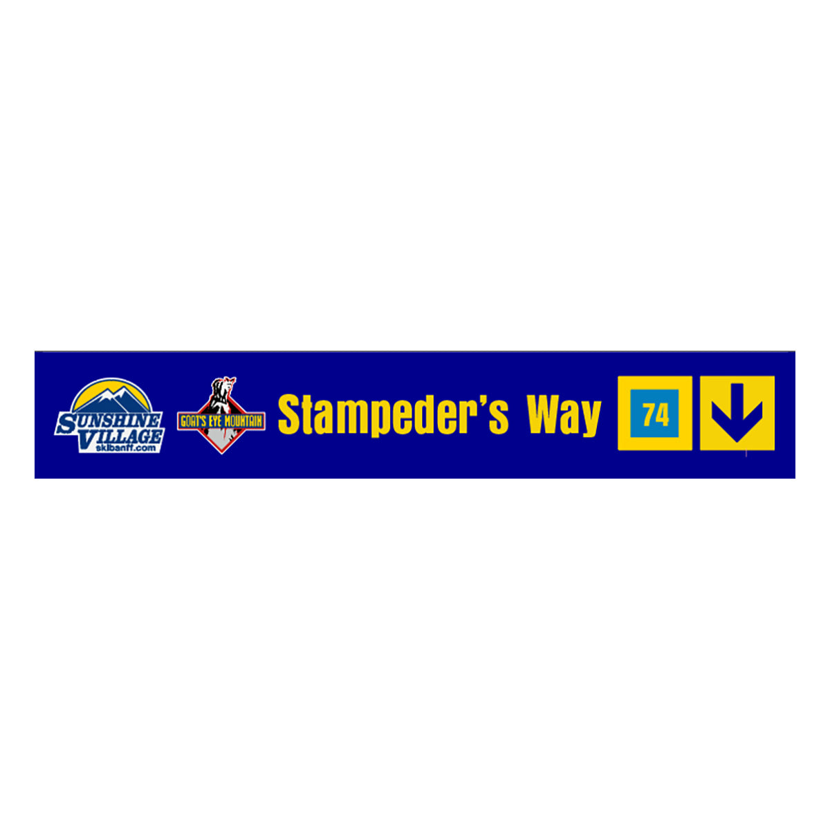 24" Trail Sign - Stampeder's Way