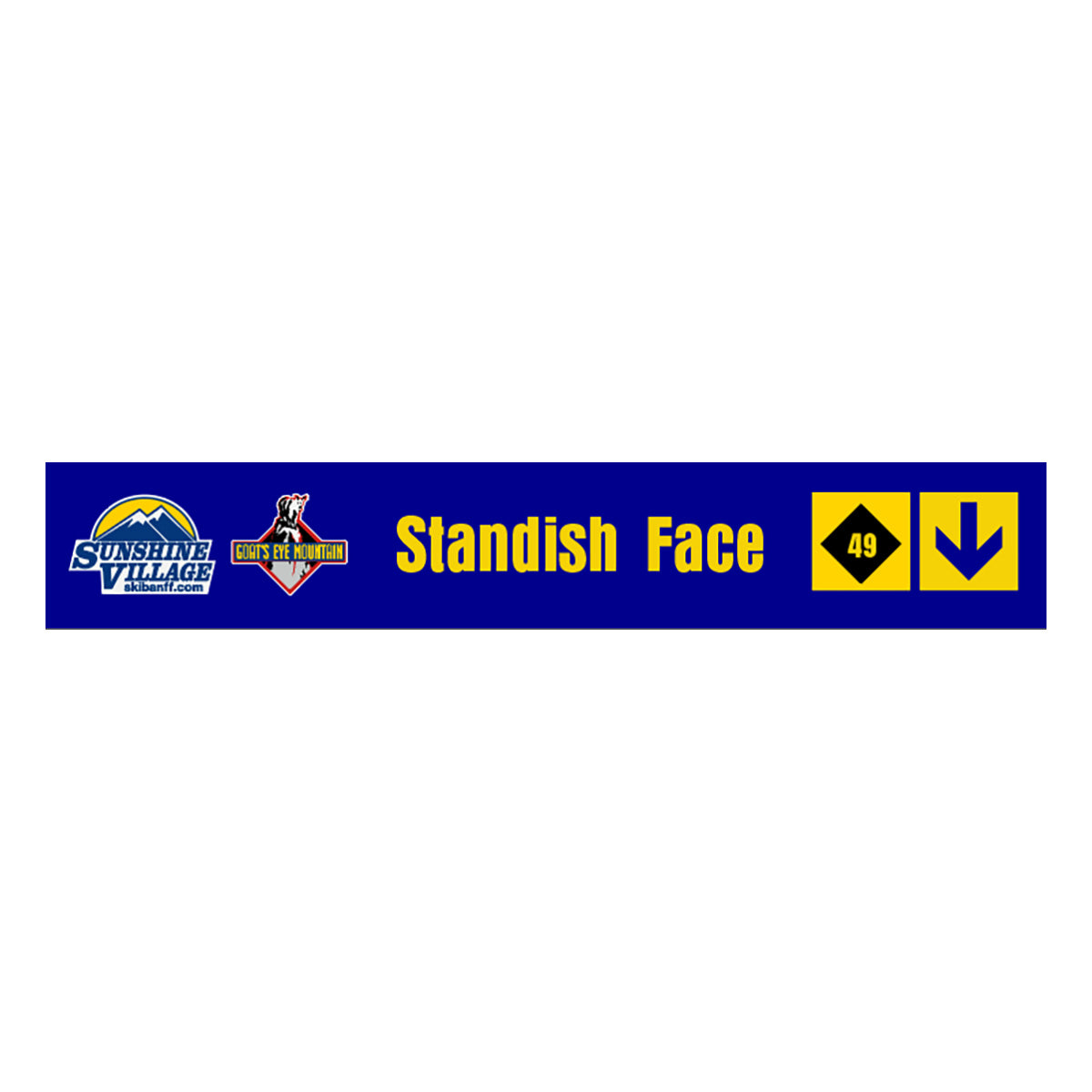 24" Trail Sign - Standish Face