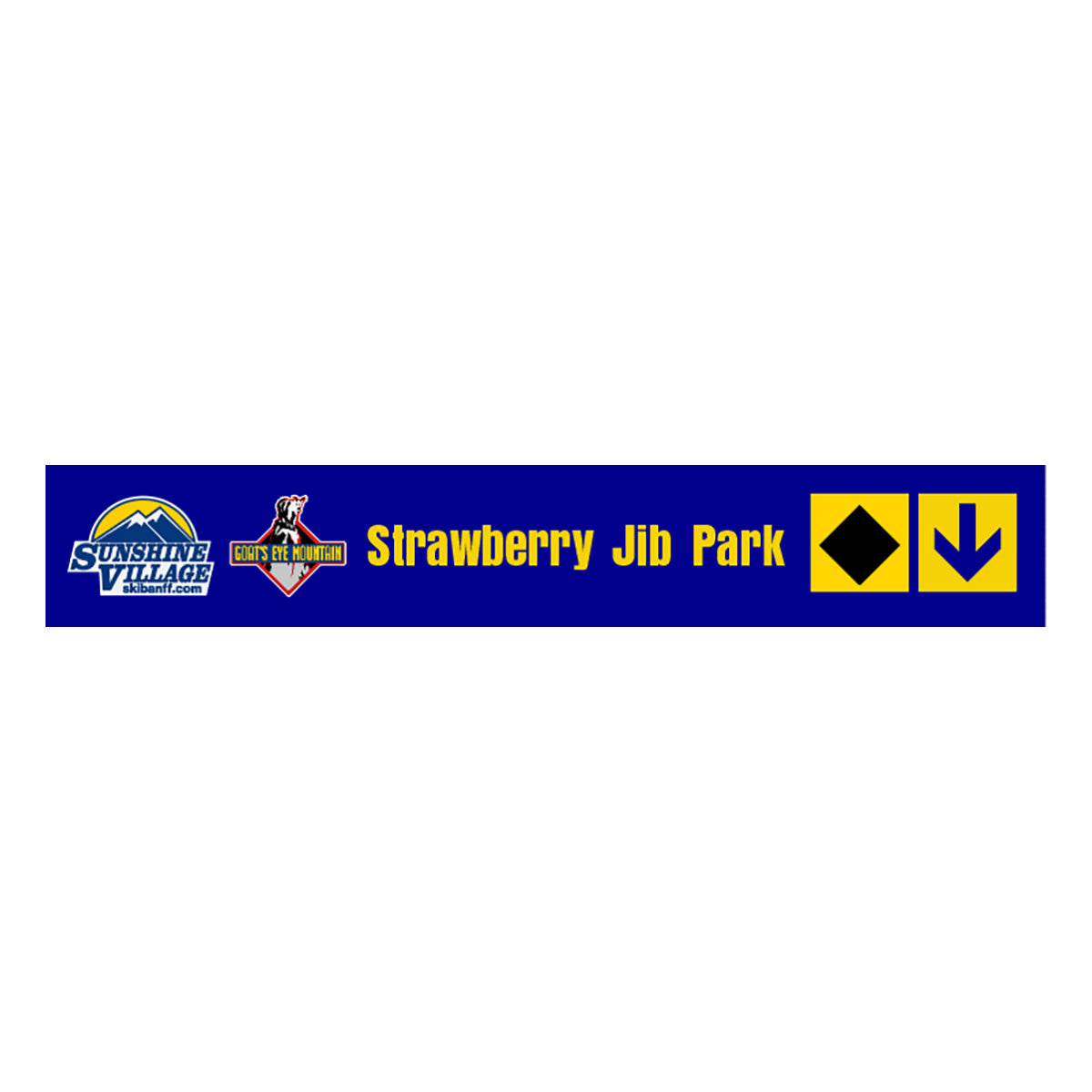 24" Trail Sign - Strawberry Jib Park