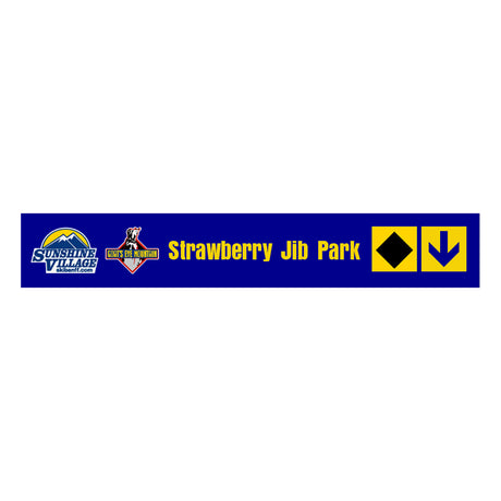 24" Trail Sign - Strawberry Jib Park