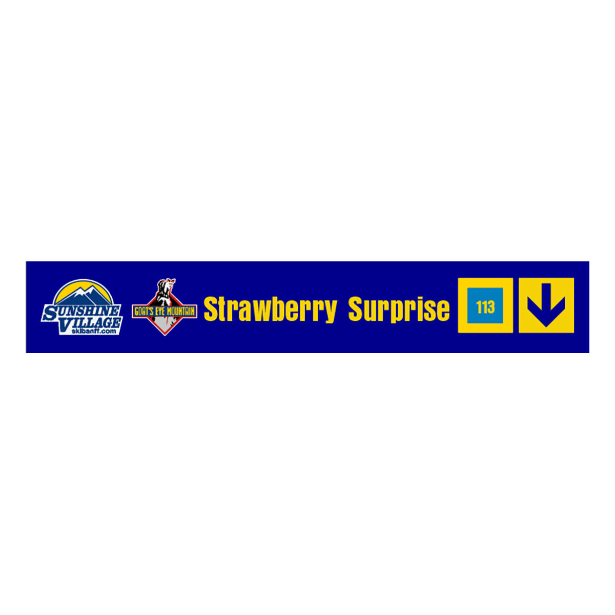 24" Trail Sign - Strawberry Surprise