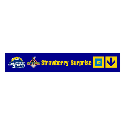 24" Trail Sign - Strawberry Surprise