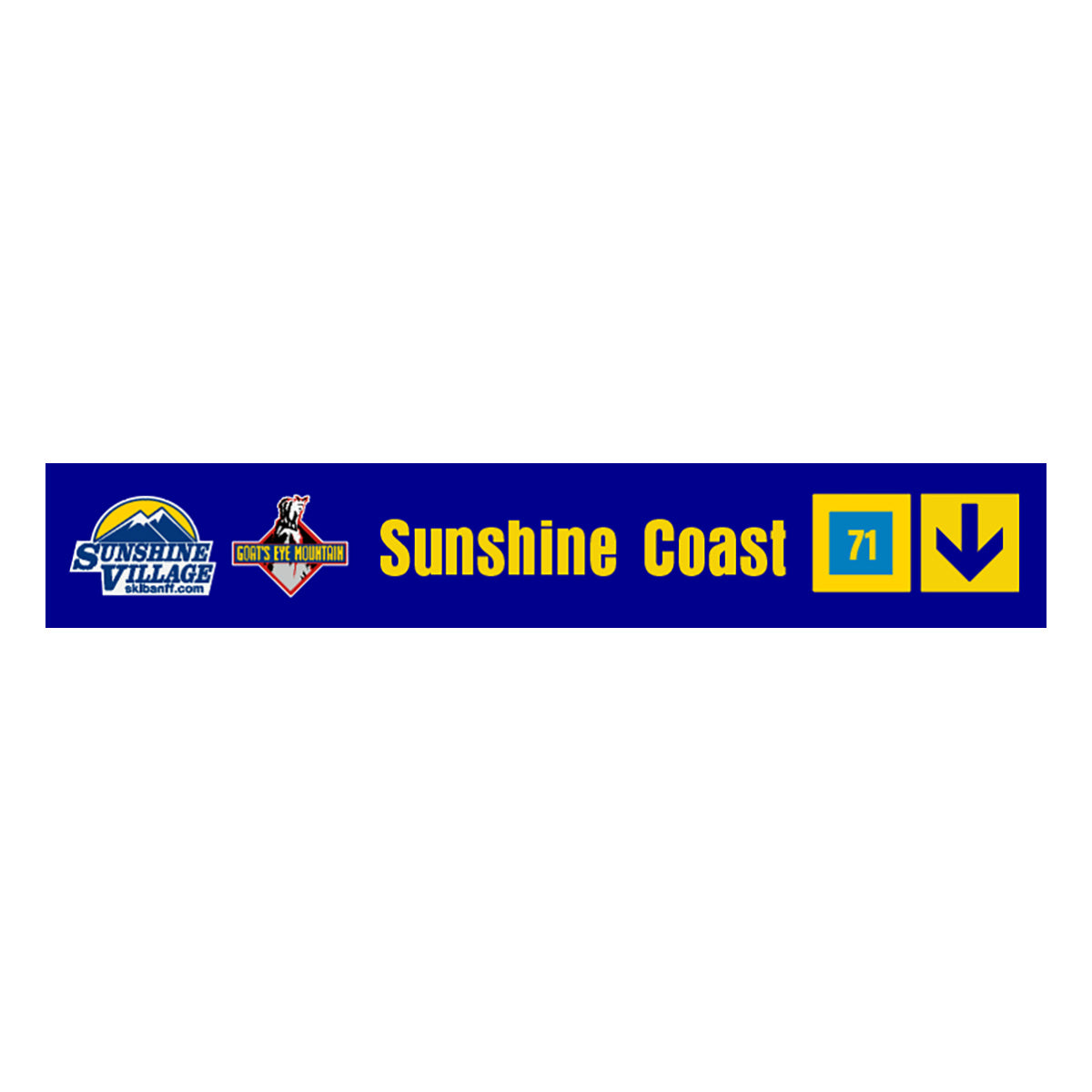 24" Trail Sign - Sunshine Coast