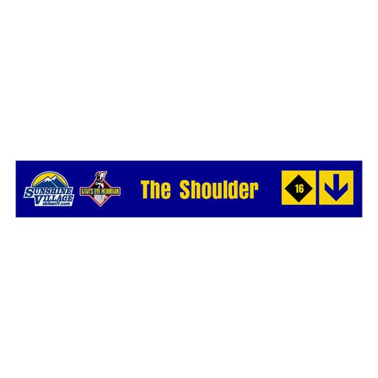 24" Trail Sign - The Shoulder