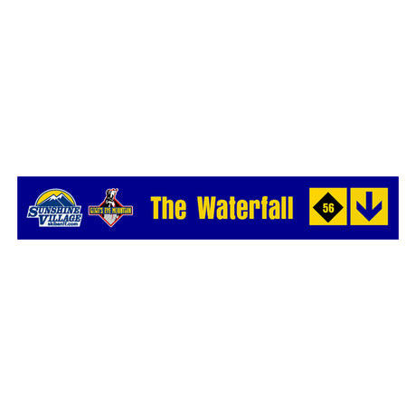 24" Trail Sign - The Waterfall