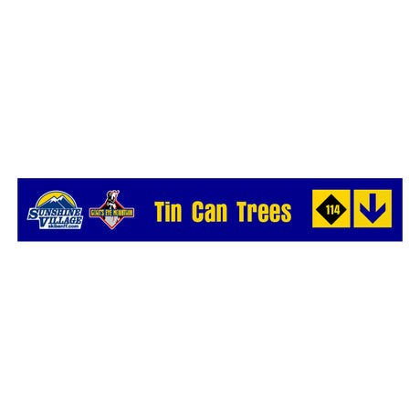 24" Trail Sign - Tin Can Trees