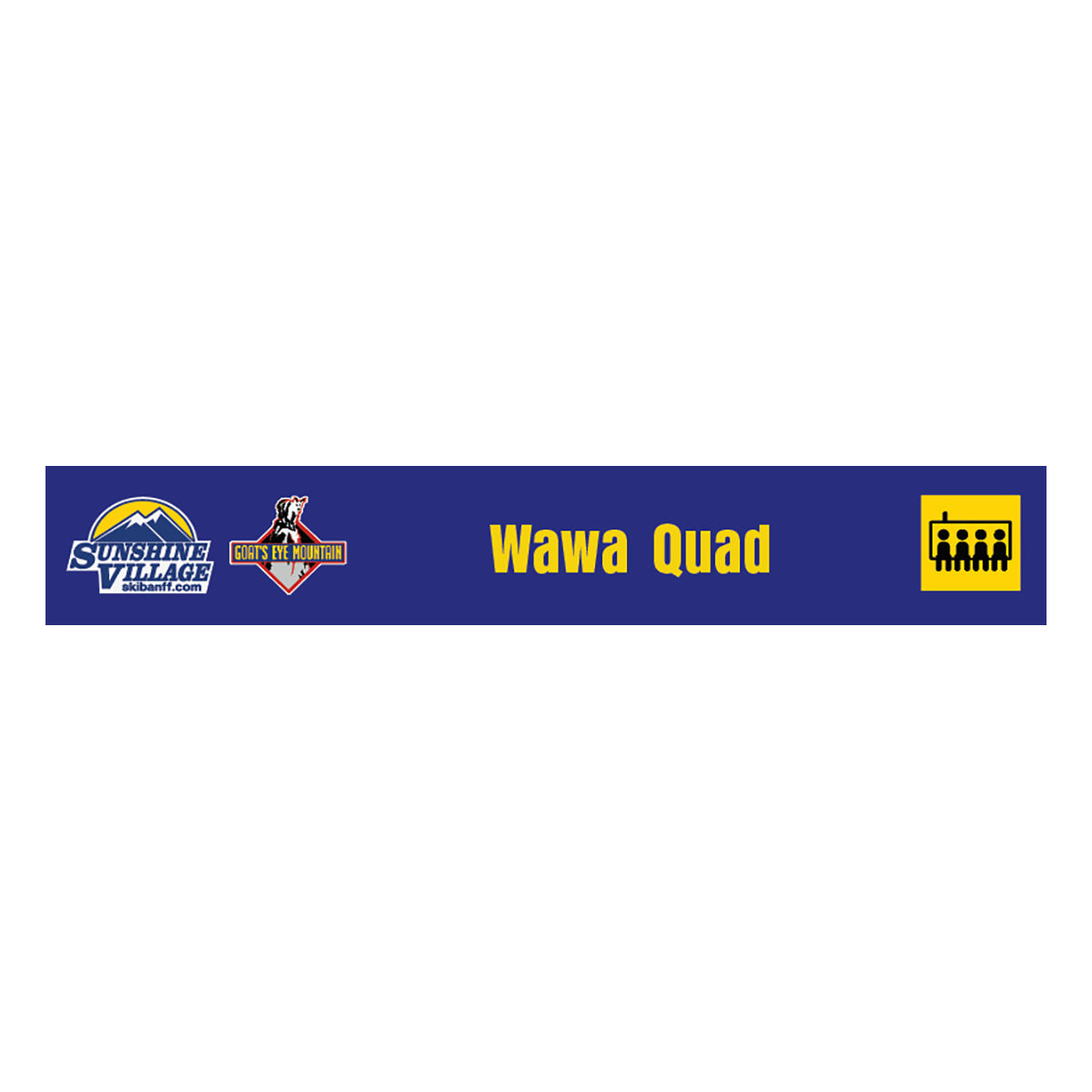 24" Trail Sign - Wawa Quad