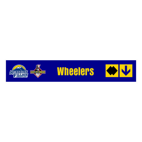 24" Trail Sign - Wheelers