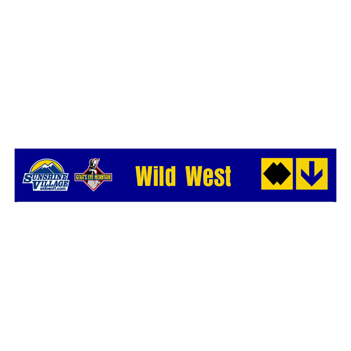 24" Trail Sign - Wild West